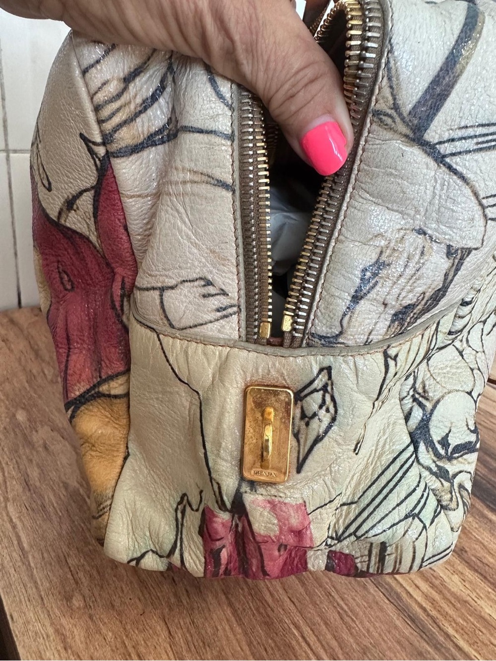 Prada fairy 2008 bag bowler vintage awesome. Museum piece. - Picture 6 of 16